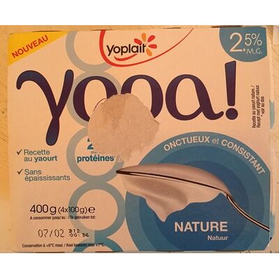 Yopa ! nature (2,5 % mg) (Yoplait - Yoplait Yopa !)