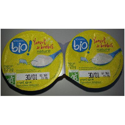 Yaourt de brebis bio (Monoprix)