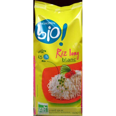 Riz long blanc (Monoprix)