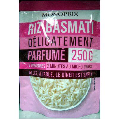 Riz basmati délicatement parfumé monoprix (Monoprix)