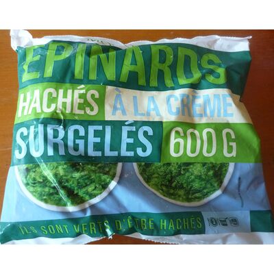 Épinards hachés à la crème (Monoprix)
