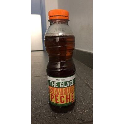 Thé glacé saveur pêche (Monoprix)