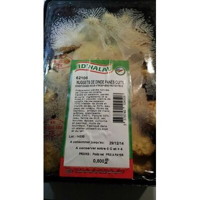 Nuggets de dinde panes cuits (Id Halal - Id'halal)