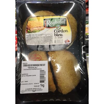 Cordon bleu de dinde (Réghalal)