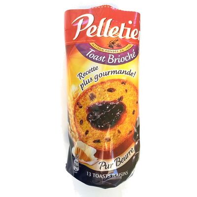Toast brioché raisins (Pelletier)