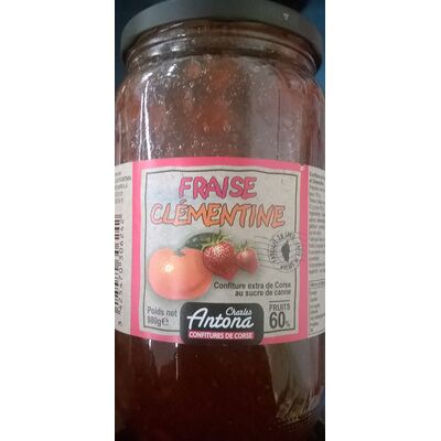 Confiture fraise clémentine (Charles Antona)