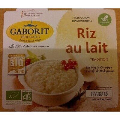 Riz au lait tradition (Bernard Gaborit - Gaborit Bernard Ferme La Grande Nilllière)