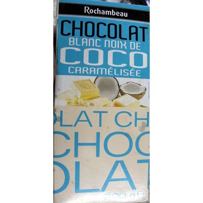 Chocolat blanc noix de coco caramélisée (Rochambeau)