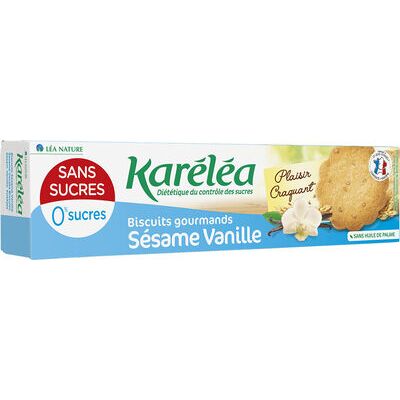 Biscuits gourmands sésame vanille (Karéléa)