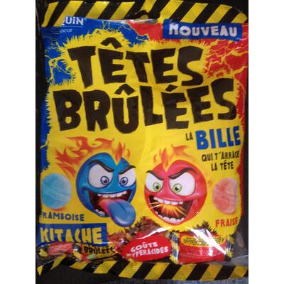 Têtes brûlées fraise/framboise (Verquin)