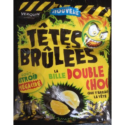 Têtes brulées la bille double choc goût citroïd megacide (Verquin)