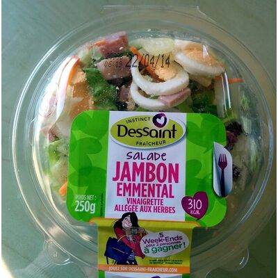 Salade jambon emmental (Dessaint)