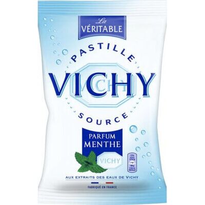 Pastille vichy menthe aux sels minéraux sans sucres (Vichy - Mondelez France)