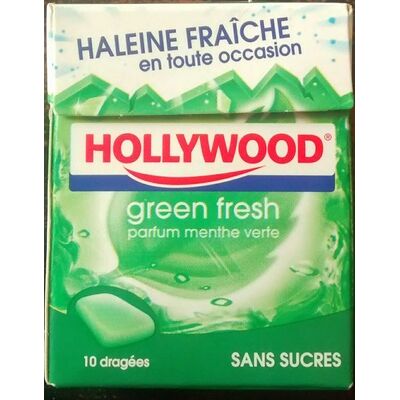 Dragées green fresh parfum menthe verte (Hollywood)