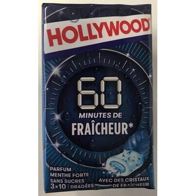 60 min de fraîcheur parfum menthe forte (Hollywood)