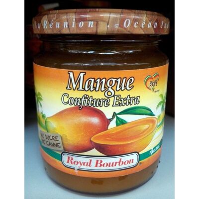 Confiture extra mangue au sucre de canne (Royal Bourbon)