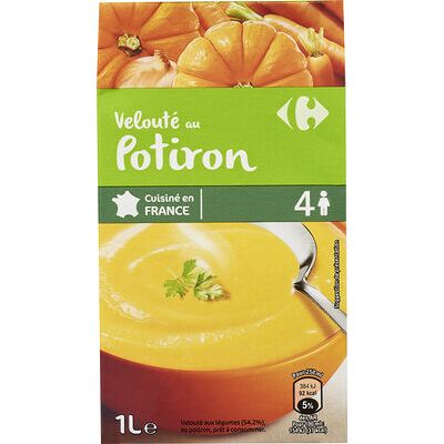 Velouté au potiron (Carrefour)