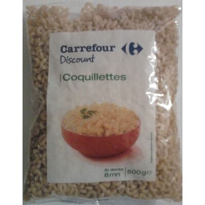 Coquillettes (al dente 8 mn) (Carrefour Discount - Cmi (carrefour Marchandises Internationales))