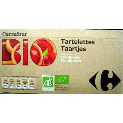 Tartelettes framboise bio carrefour (Carrefour)