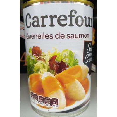 Quenelles de saumon sauce saveur crevette (Carrefour)