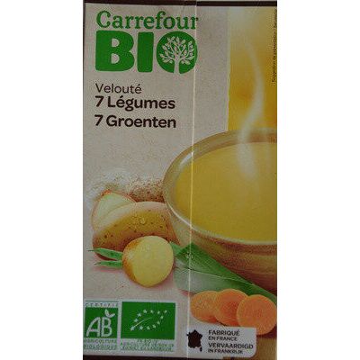 Velouté 7 légumes bio (Carrefour)