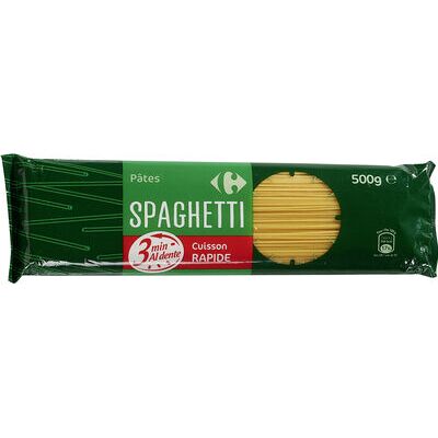 Spaghetti (cuisson rapide 3 min) (Carrefour)