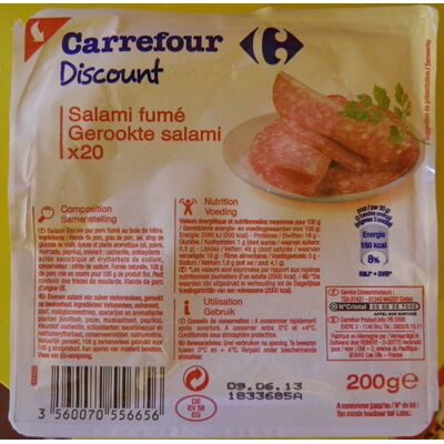 Salami fumé carrefour discount (Carrefour Discount)
