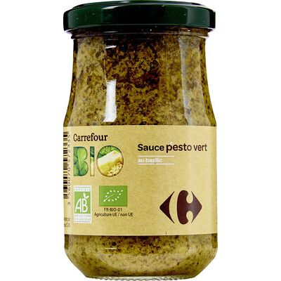 Sauce pesto vert (Carrefour Bio)