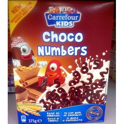 Choco numbers (Carrefour Kids)
