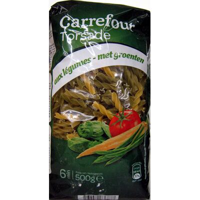 Torsade aux légumes (Carrefour)