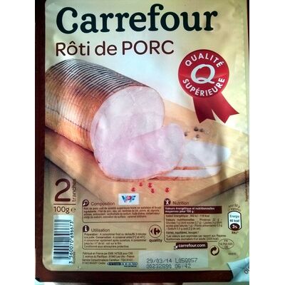 Rôti de porc (Carrefour)