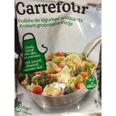 Poêlée de légumes croquants (Carrefour)
