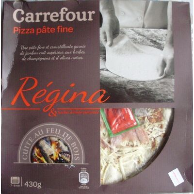 Pizza pâte fine régina (Carrefour)