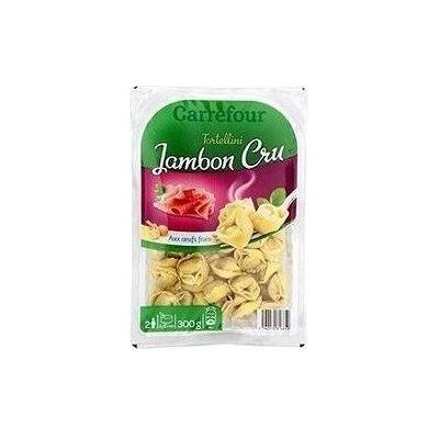 Tortellini au jambon cru aux oeufs frais (Carrefour)