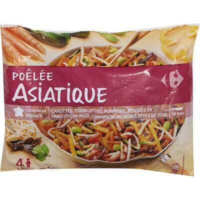 Poêlée asiatique (Carrefour)