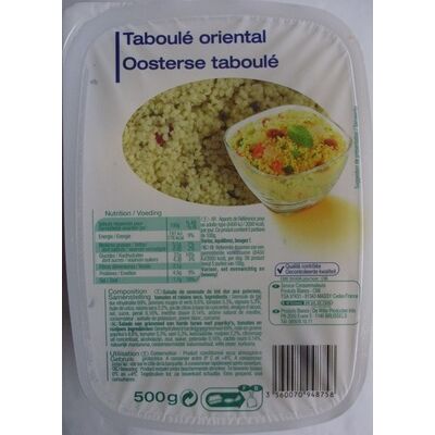 Taboulé oriental (Produits Blancs - Cmi (carrefour Marchandises Internationales))