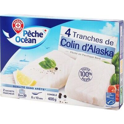 Filets de colin d'alaska (Pêche Océan - Marque Repère)