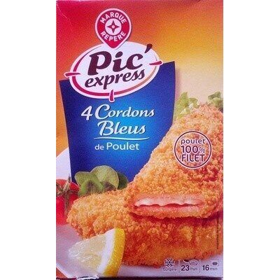Cordons bleus de poulet x 4 (Pic Express)