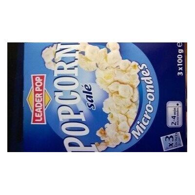 Popcorn 3 x 100 grammes (Leader Pop)