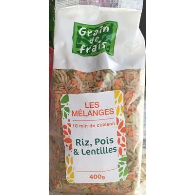 Riz, pois & lentilles (Grain De Frais)
