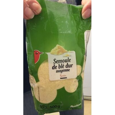Semoule de blé dur moyenne (Auchan)