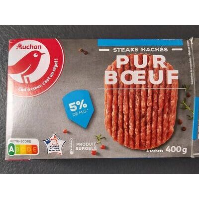 Steak haché 5% (Auchan)
