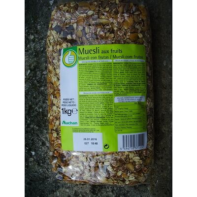 Muesli aux fruits (Auchan)