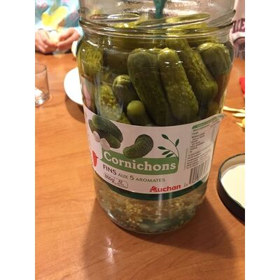 Cornichons fins aux 5 aromates (Auchan)