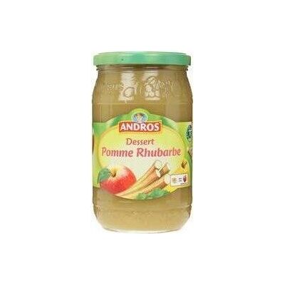 Compote pomme rhubarbe (Andros)