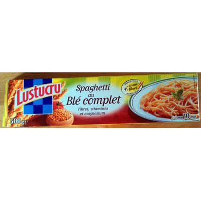 Spaghetti au blé complet (Lustucru - Pastacorp)