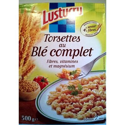 Torsettes au blé complet (Lustucru)