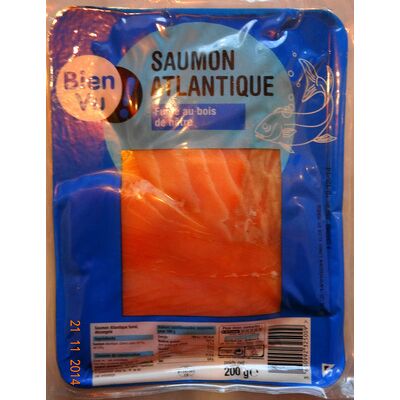 Saumon atlantique, fumé au bois de hêtre (Bien Vu)