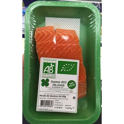 Pavés de saumon bio irlande (Sans Marque - Marine Harvest)