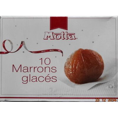Marrons glacés (10), motta (Motta)